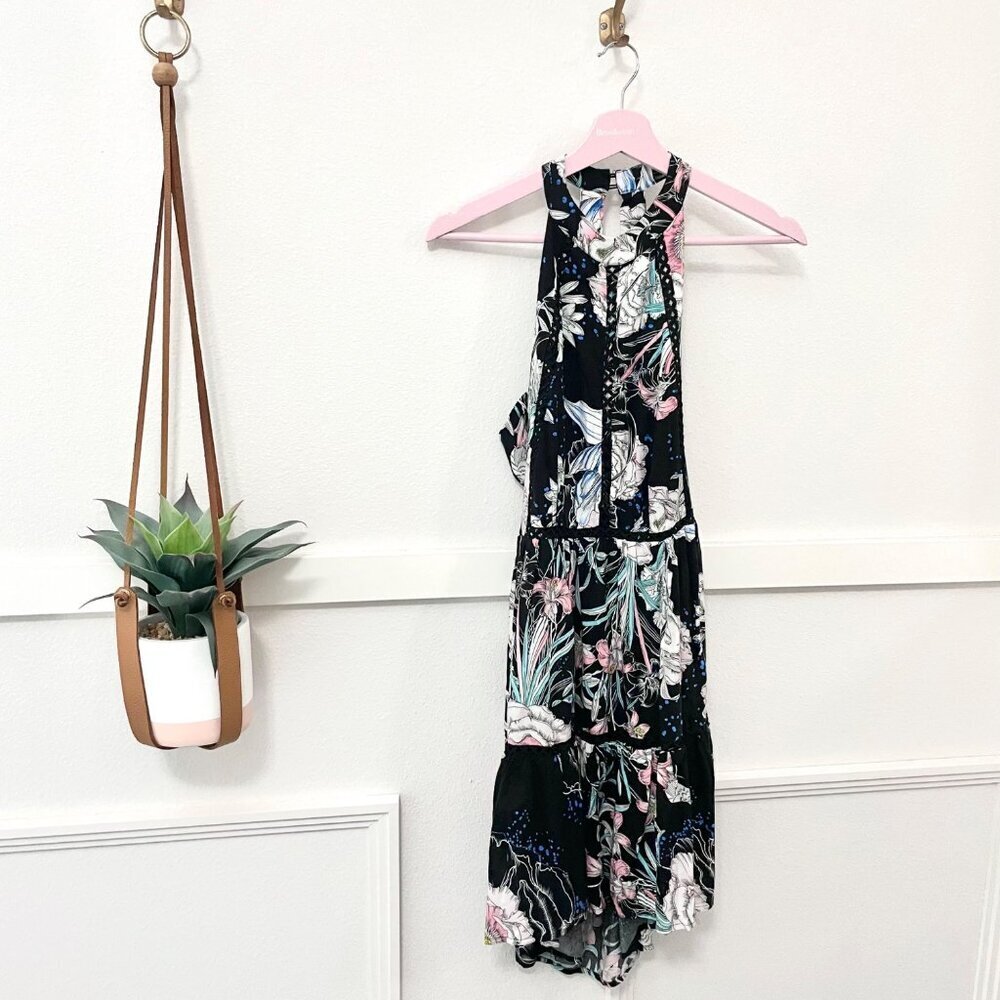 NWT Jaase Endless Summer Secret Garden Bohemian Floral Mini Dress Size S - Picture 2 of 8